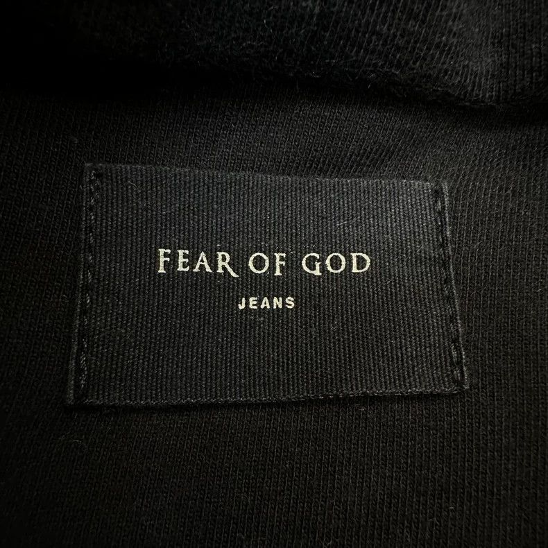 Fear of God Fear of God Hooded patchwork denim jacket Size US S / EU 44-46 / 1 - 3 Thumbnail