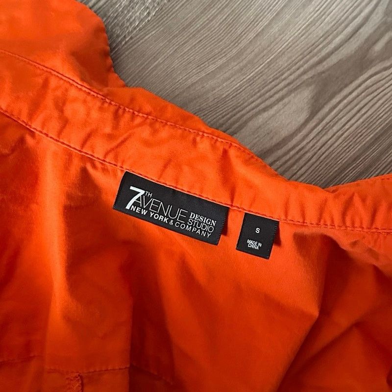Other 7th avenue orange button up shirt Size S / US 4 / IT 40 - 3 Thumbnail