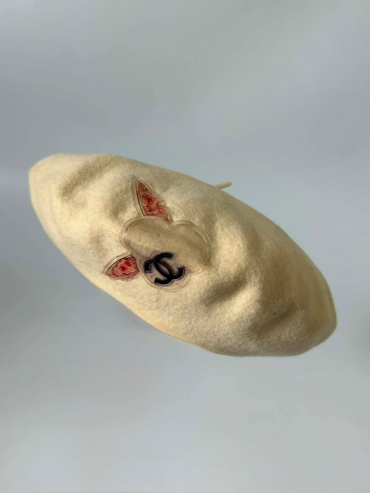 Chanel Chanel 1990-2000s CC Camellia Beret Hat Size ONE SIZE - 2 Thumbnail
