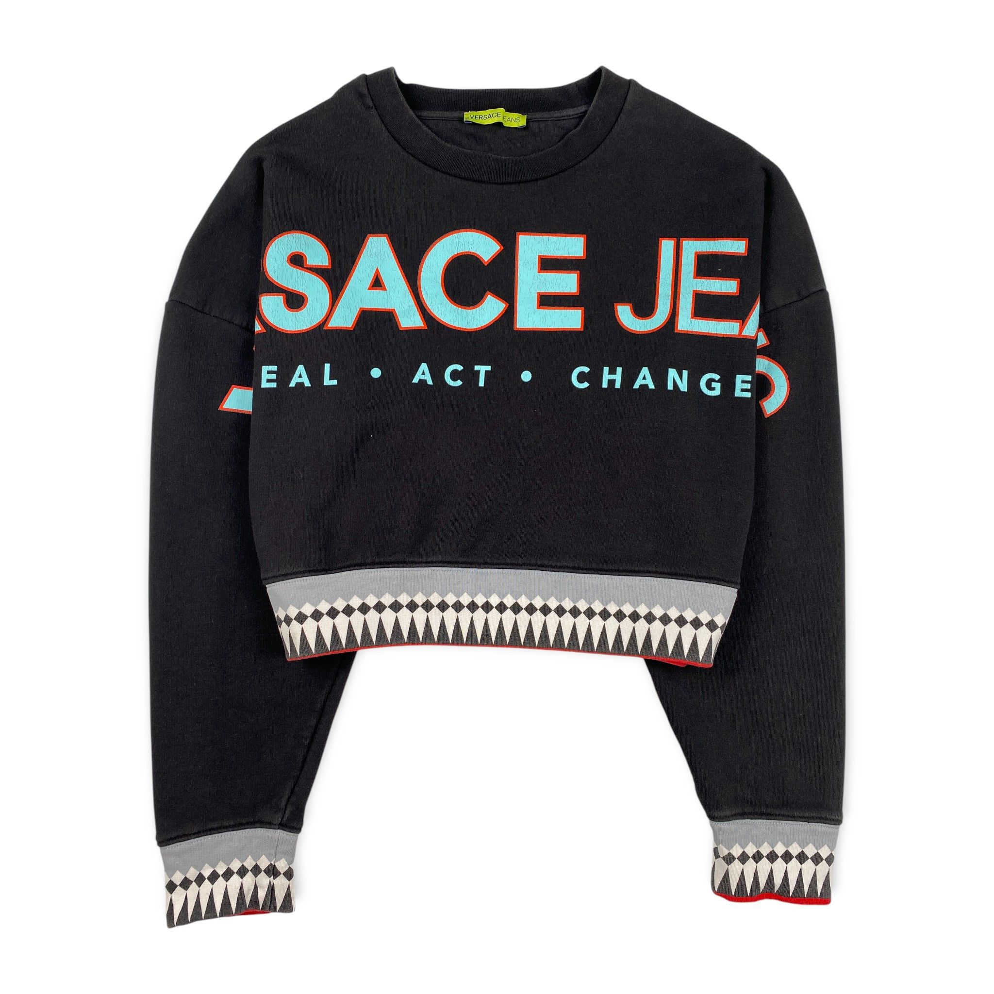 Versace Jeans Couture Real Act Change Sweatshirt Size XS / US 0-2 / IT 36-38 - 1 Thumbnail