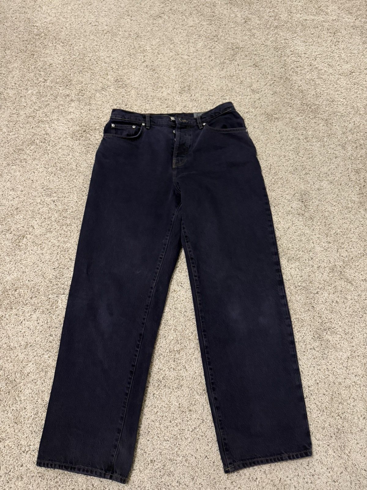 Stussy SIZE 30 BIG OL’ JEAN DENIM Nightshade Size US 30 / EU 46 - 4 Thumbnail