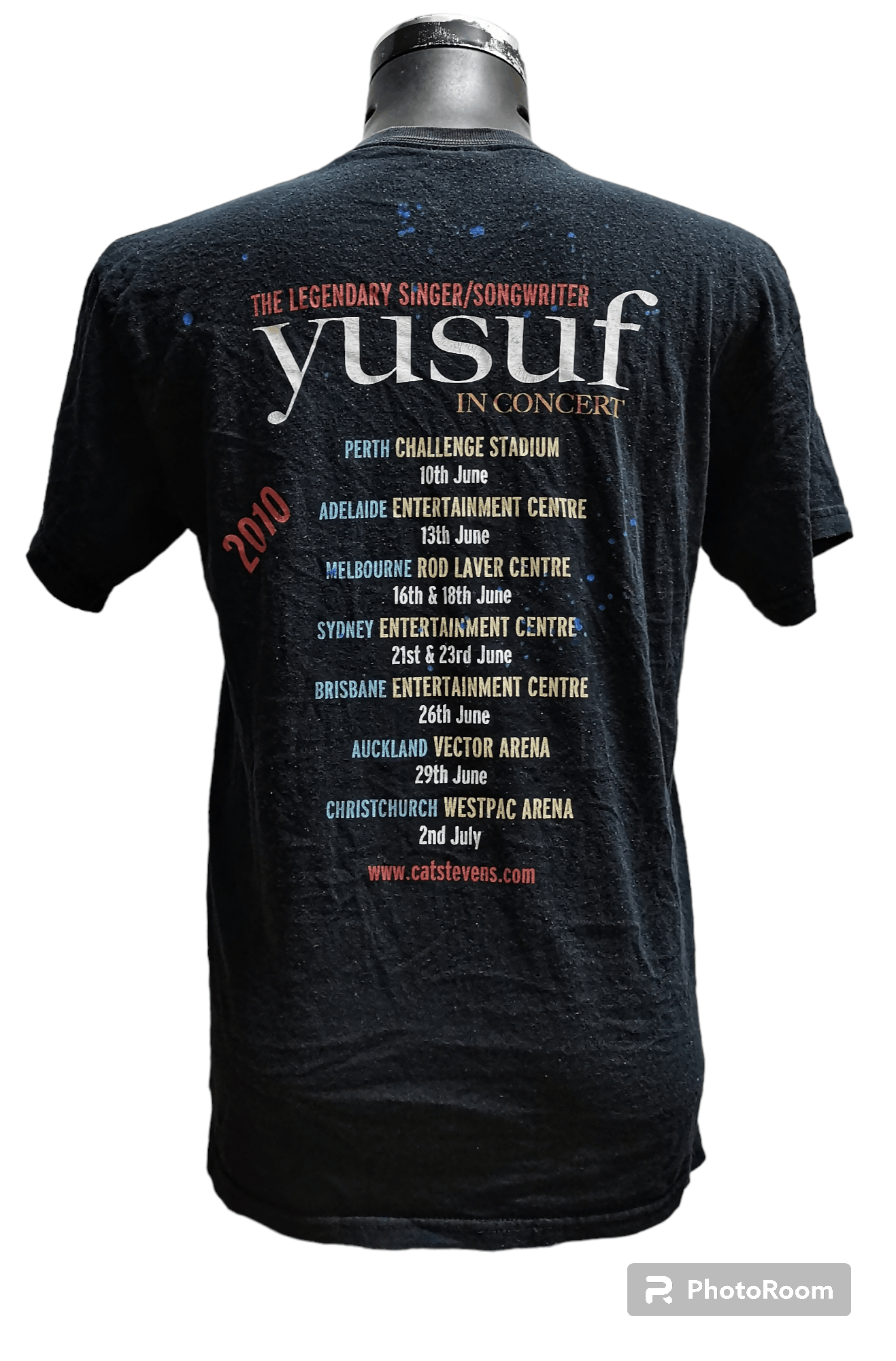 Band Tees × Vintage CAT STEVEN AUSTRALIA CONCERT 2010 PROMO SHIRT Size US M / EU 48-50 / 2 - 2 Thumbnail