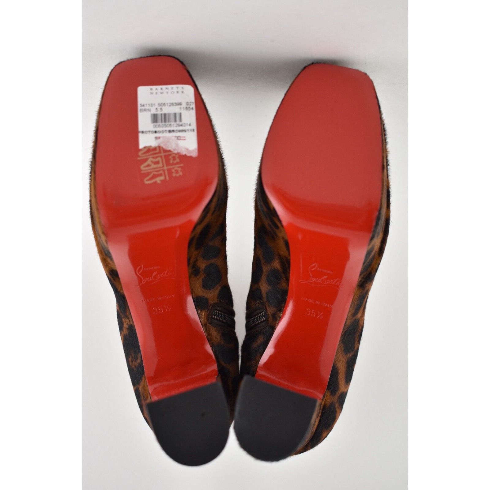 Christian Louboutin Christian Louboutin Protoboot 110 Black Leopard Platform Size US 5.5 / IT 35.5 - 11 Thumbnail