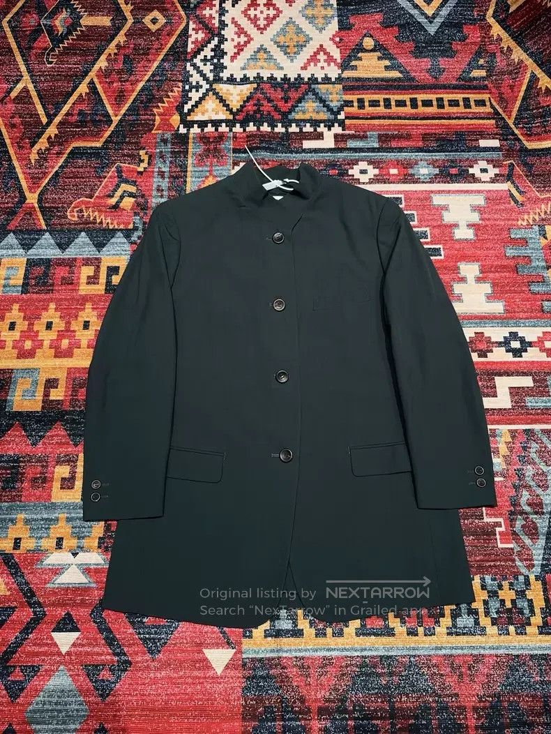Issey Miyake Issey Miyake Green Chinese Style Blazer Size L / US 10 / IT 46 - 1 Thumbnail