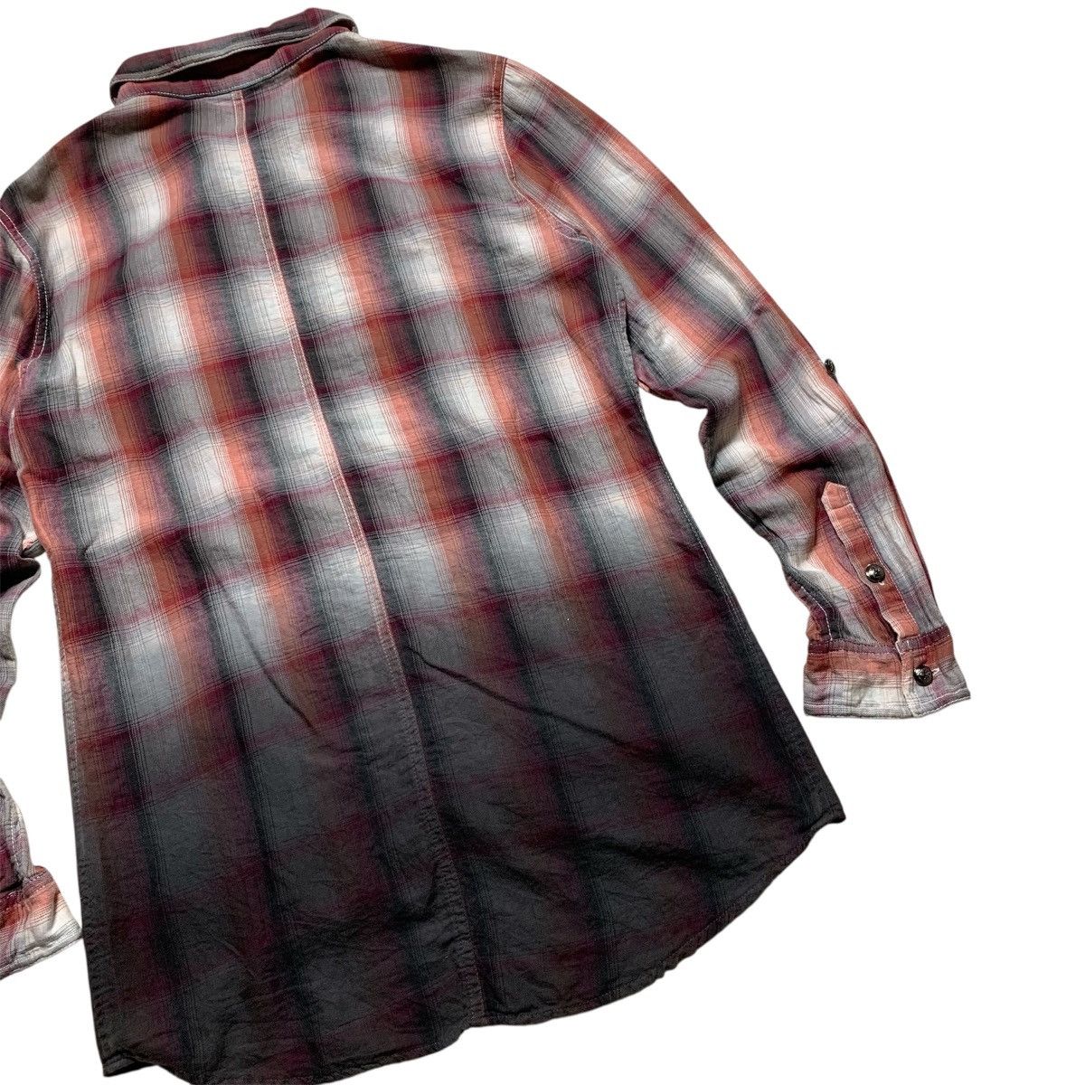 Japanese Brand Vtg Saucy Cool Western Style Flannel Shirt Japanese Brand Size US L / EU 52-54 / 3 - 8 Thumbnail