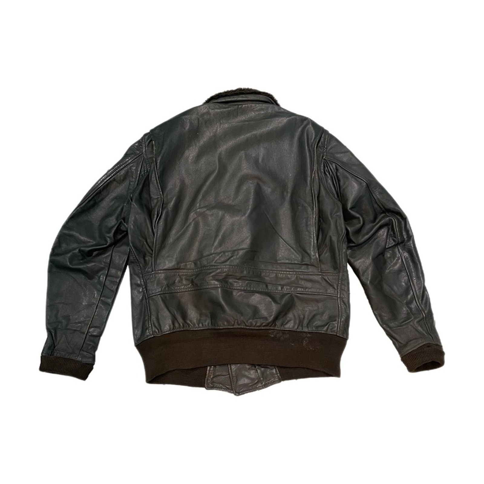 Vintage Vtg WW2 Marine Corp Cockpit Top Gun G-1 Leather Jacket Size US L / EU 52-54 / 3 - 2 Thumbnail