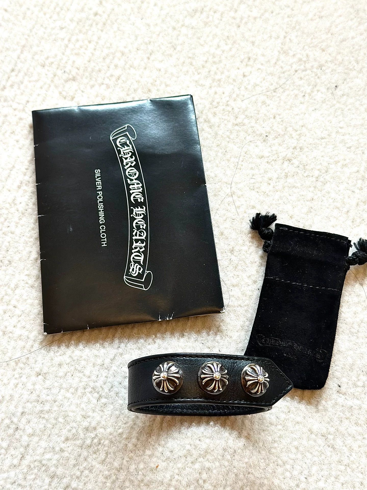 Chrome Hearts Chrome Hearts 3BTN Cross 3-Silver Bracelet Size ONE SIZE - 6 Thumbnail