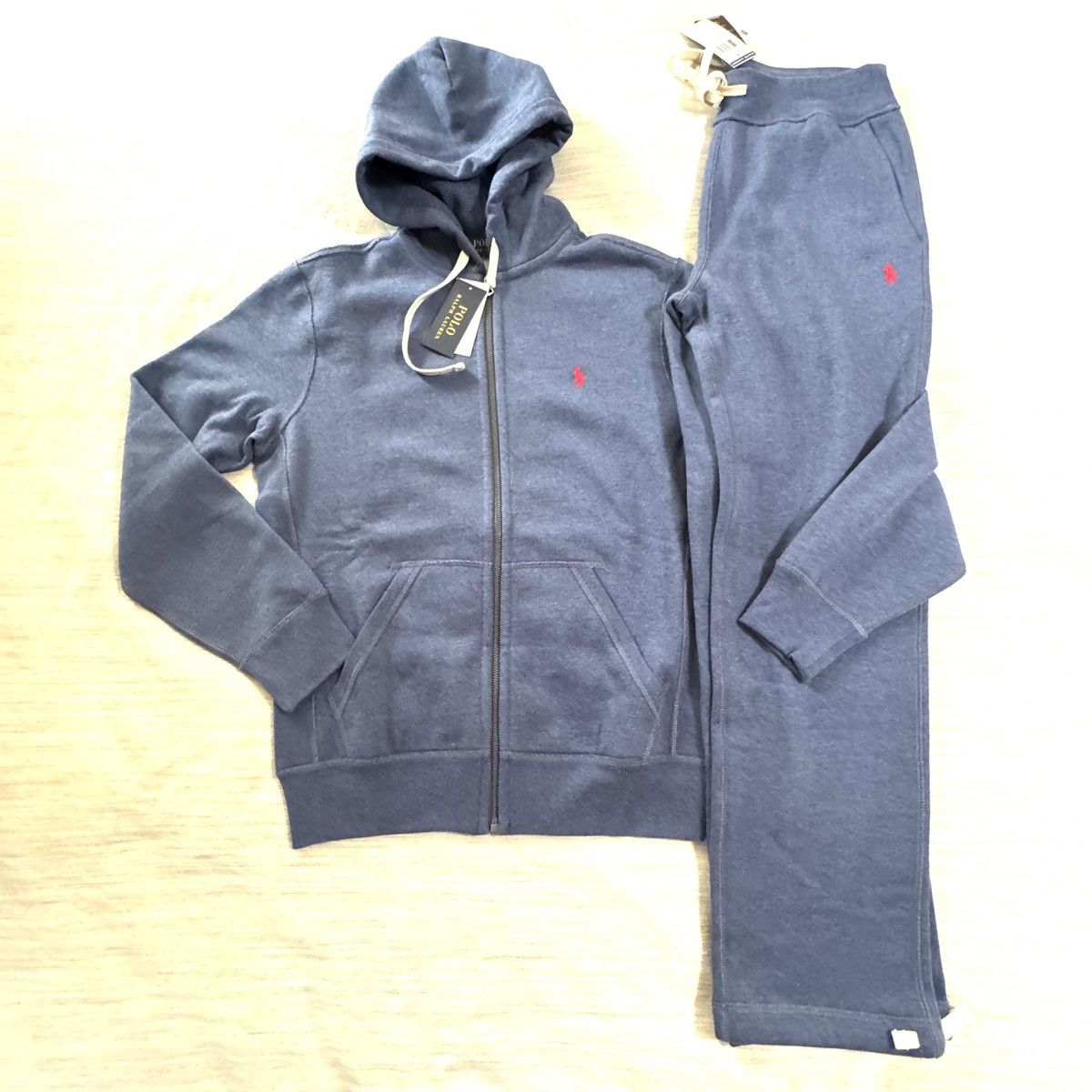 Polo Ralph Lauren Polo Ralph Lauren Classic Full-Zip Fleece Sweatsuit Size US S / EU 44-46 / 1 - 3 Thumbnail