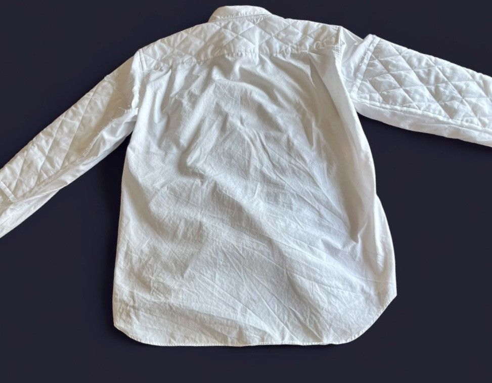 Comme des Garcons Homme Plus Comme des Garçons Homme Plus White quilted sleeve shirt Size US S / EU 44-46 / 1 - 2 Thumbnail