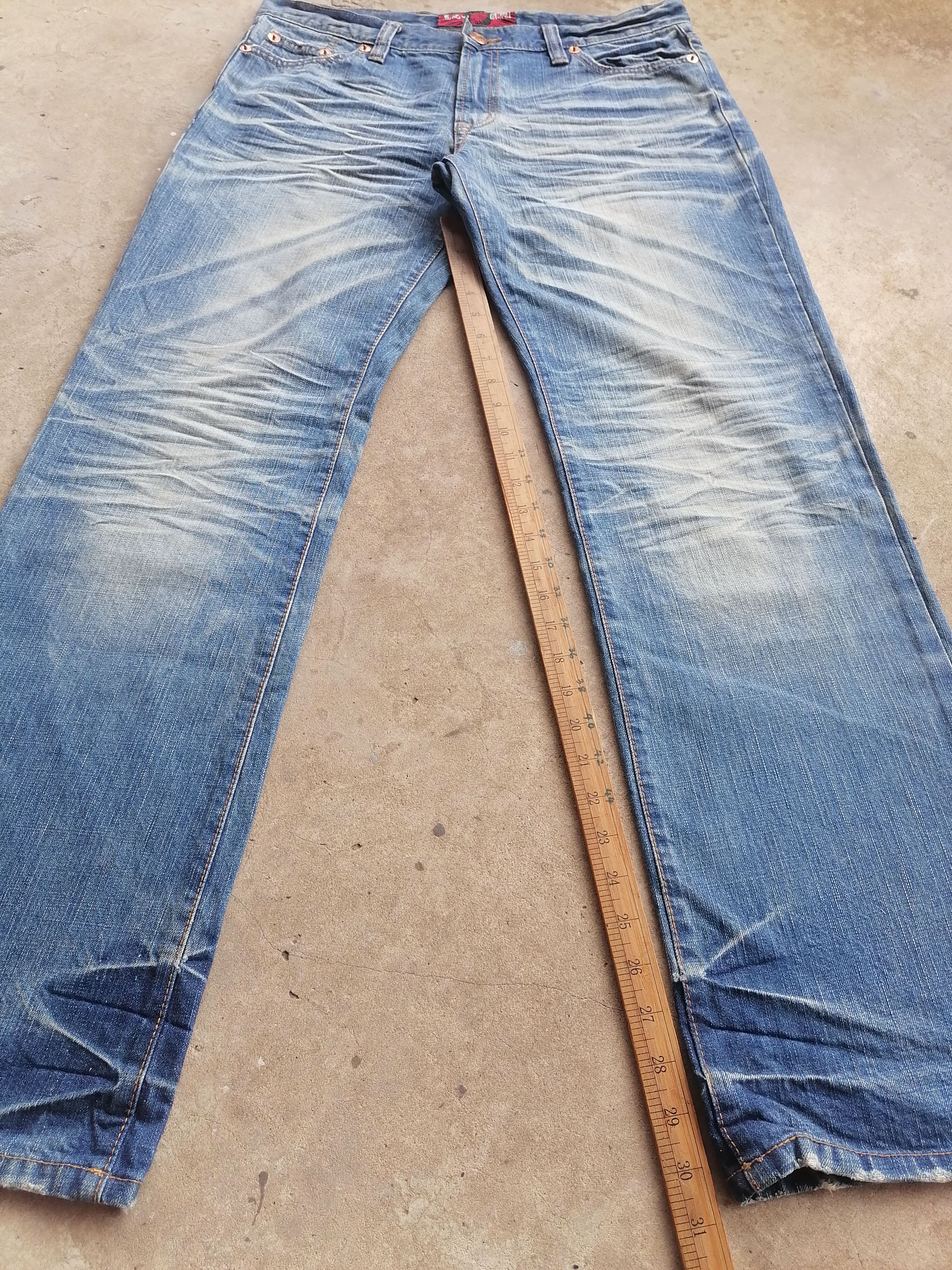 Japanese Brand Oniarai Nice Design Jeans Japan Size US 34 / EU 50 - 5 Thumbnail