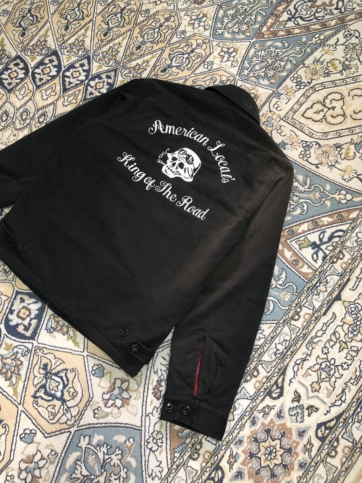 Japanese Brand Vtg Calee King of The Roat Embroidery Skull Trucker Jacket Size US M / EU 48-50 / 2 - 14 Thumbnail