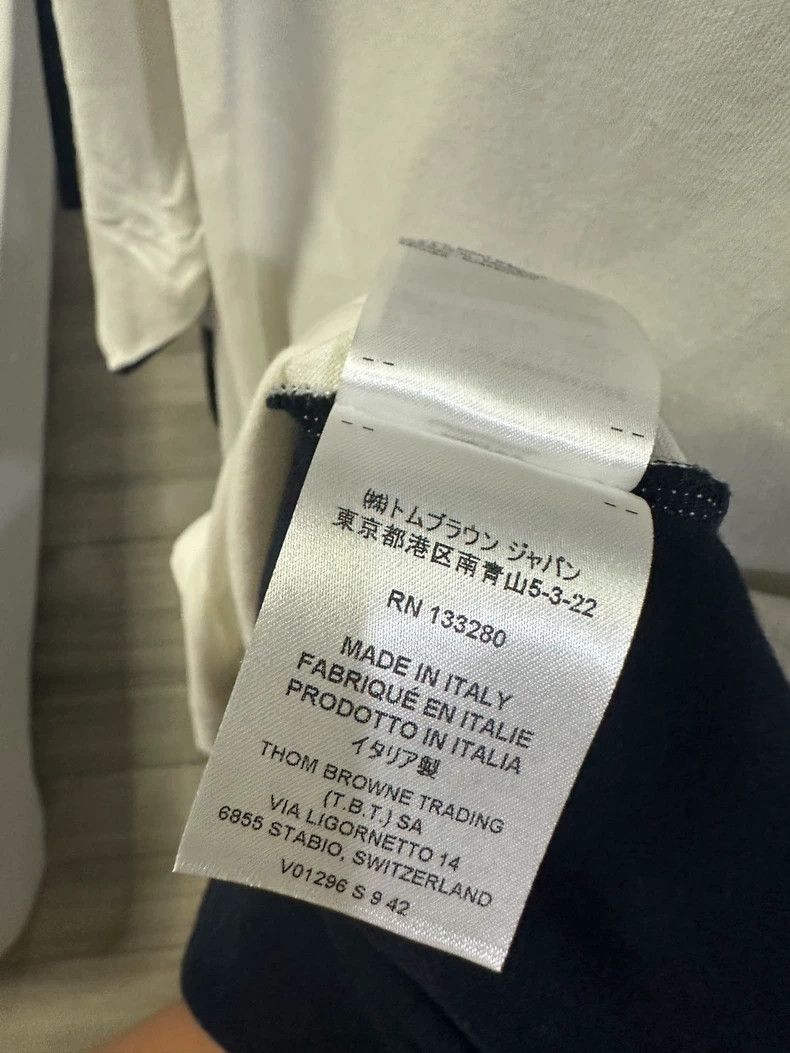 Thom Browne Thom Browne Round collar short sleeves Size US L / EU 52-54 / 3 - 5 Thumbnail