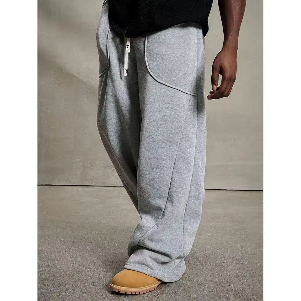 Other Streetwear Designer Loose Sport Gray Sweatpants Size US 30 / EU 46 - 2 Thumbnail
