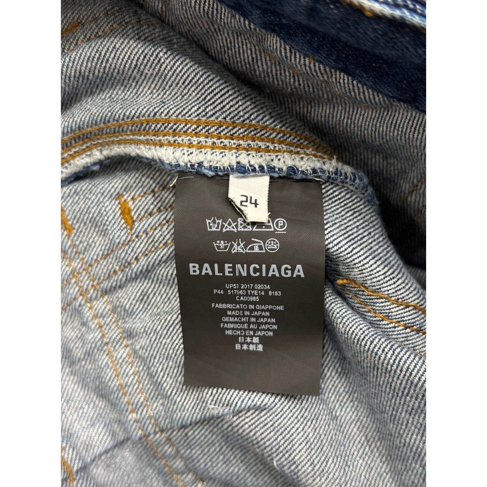 Balenciaga 2017 Balenciaga runway convertible cargo denim pants Size 24" / US 00 / IT 34 - 9 Thumbnail