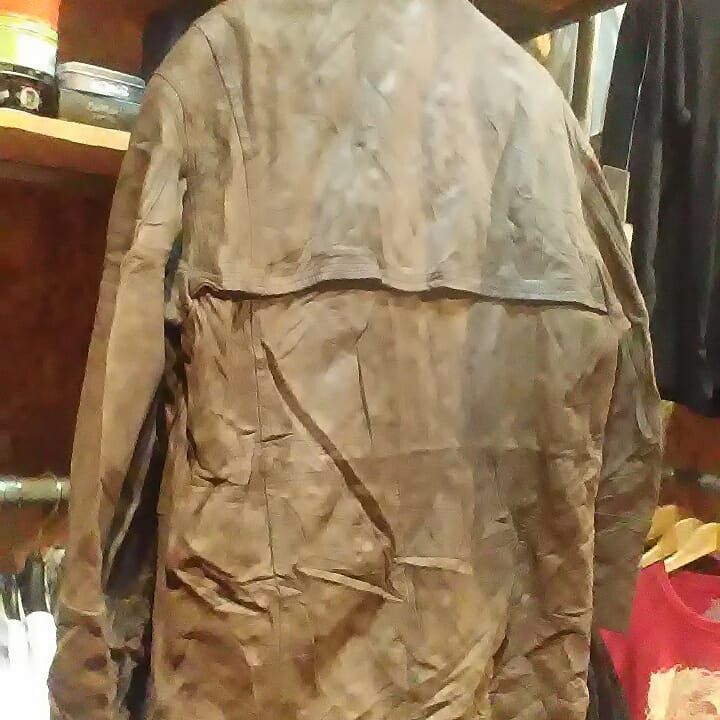 Vintage Z.E Milano Vintage Rider Jacket Italian Artisan Brown Size US L / EU 52-54 / 3 - 6 Thumbnail