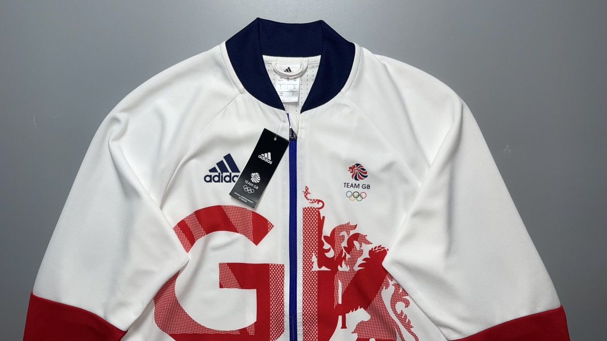 Adidas NWT GREAT BRITAIN OLYMPICS 2016 PODIUM TRACK TOP JACKET Size US M / EU 48-50 / 2 - 2 Thumbnail