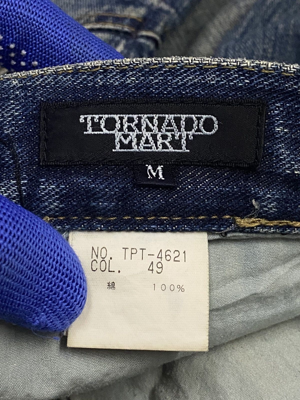 Tornado Mart 💃Tornado Mart Mud Wash Backlace Flared Jeans Size US 30 / EU 46 - 11 Thumbnail