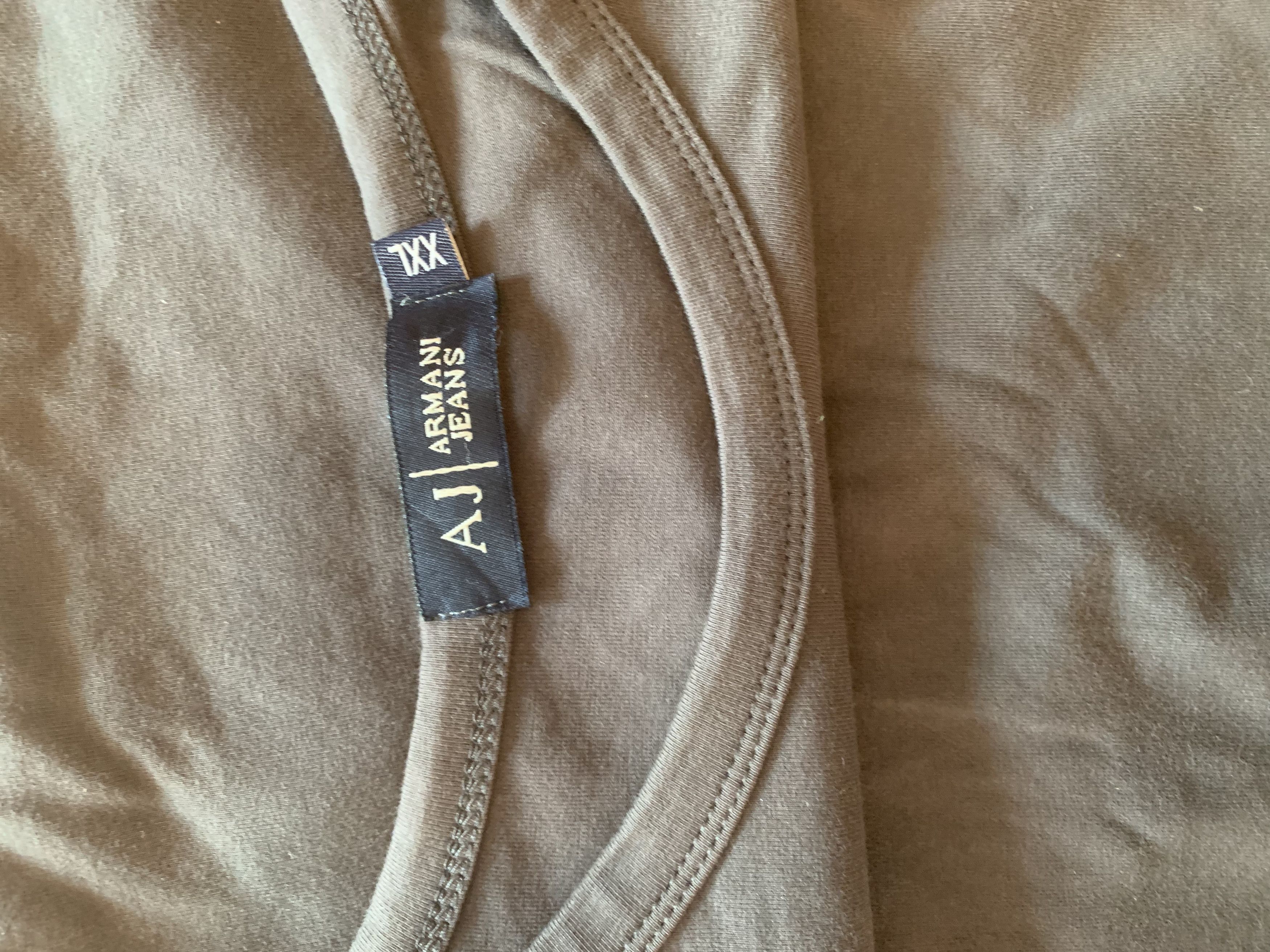 Armani Armani Jeans | Embroidered Long Sleeve T-Shirt Size US XXL / EU 58 / 5 - 4 Thumbnail