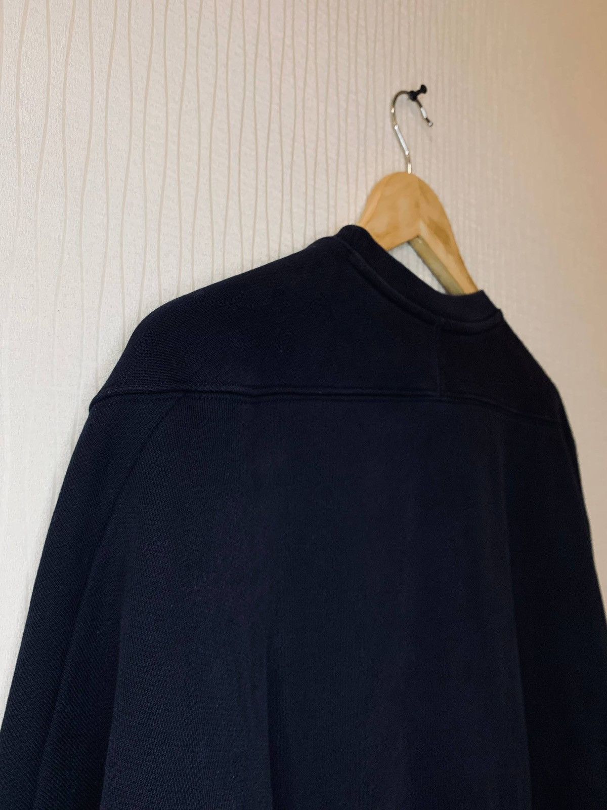 Balenciaga Balenciaga Intarsia Hem Fleece-back Cotton Sweatshirt Size US M / EU 48-50 / 2 - 4 Thumbnail