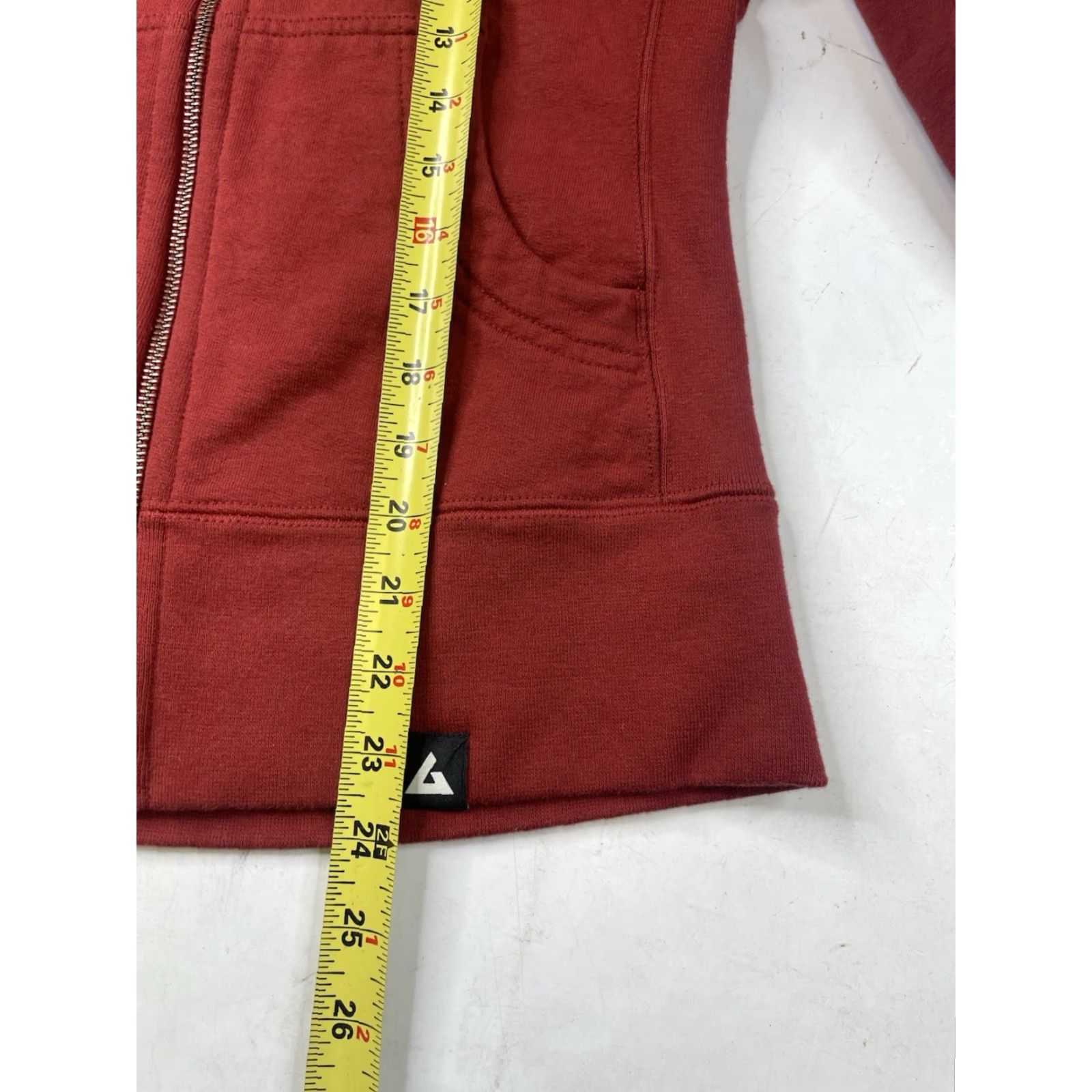 Vintage American Giant Womens XS Hoodie Red Full Zip Heavyweight Size XS / US 0-2 / IT 36-38 - 5 Thumbnail