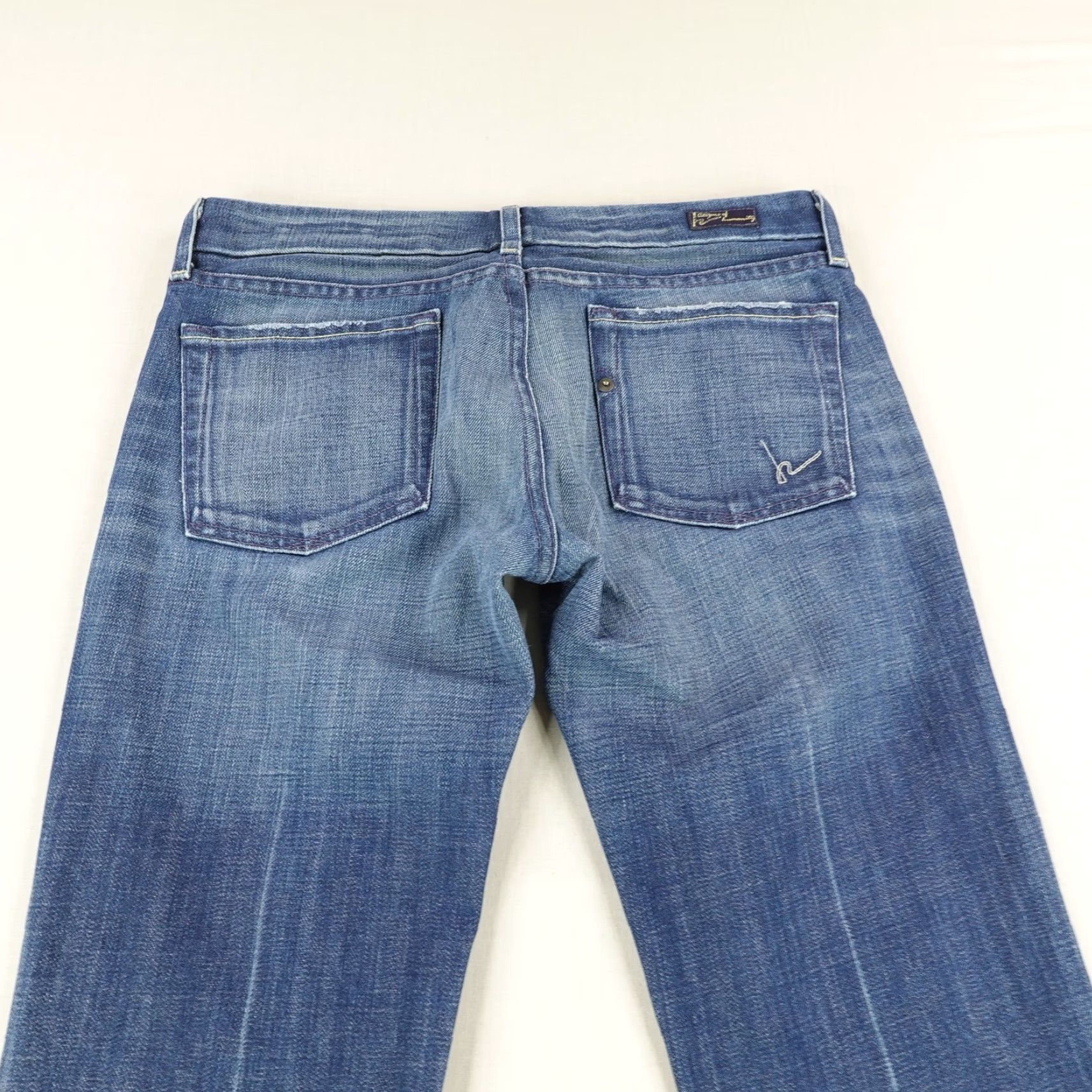 Citizens Of Humanity VINTAGE Citizens of Humanity Jeans Womens 29 Blue Denim Flare Leg Low Rise 100% Cotton Made USA Womens Jeans Size 29" - 5 Thumbnail