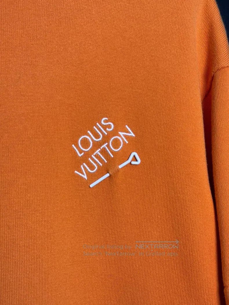 Louis Vuitton Louis Vuitton Orange Pin Embroidered Short Sleeve T-Shirt Size US XS / EU 42 / 0 - 2 Thumbnail