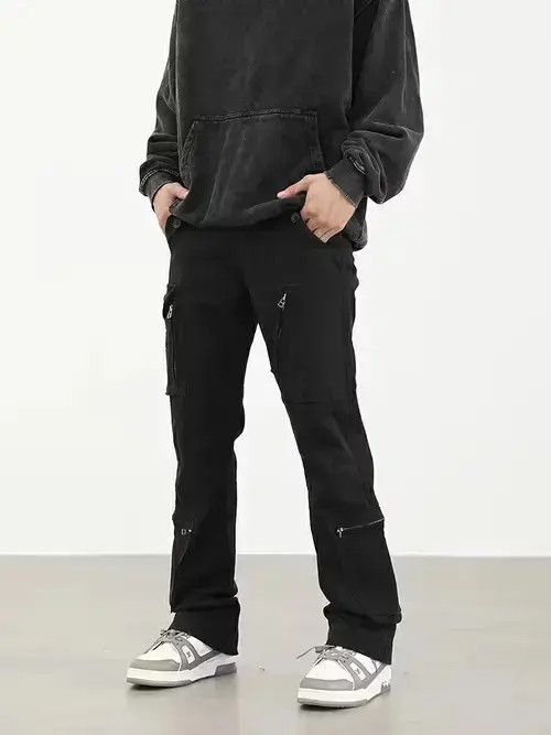 Vintage punk function flared cargo pants Size US 30 / EU 46 - 2 Thumbnail