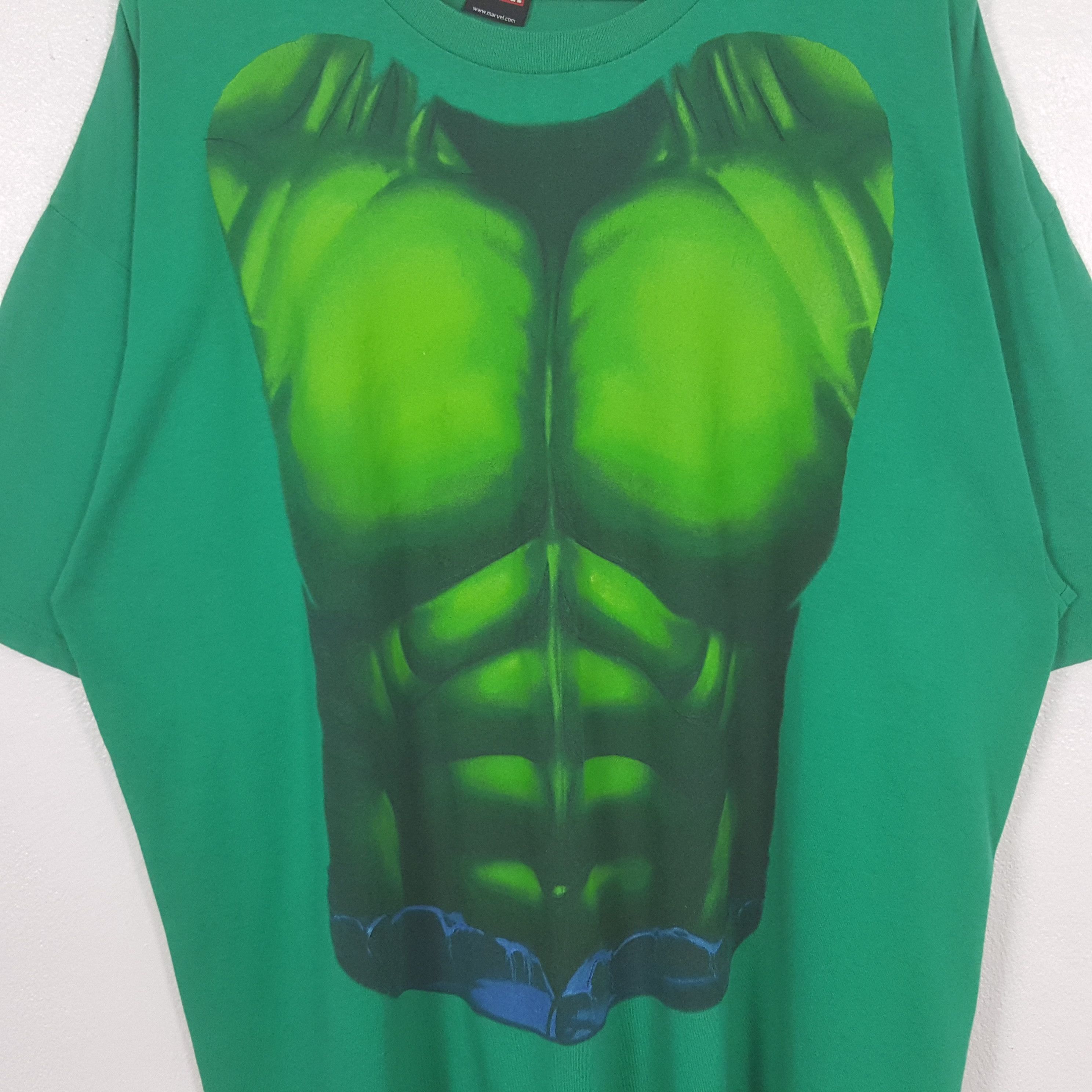 Marvel Comics Vintage Marvel Hulk Body Art Comic Tshirt C312N5 Size US XXL / EU 58 / 5 - 2 Thumbnail