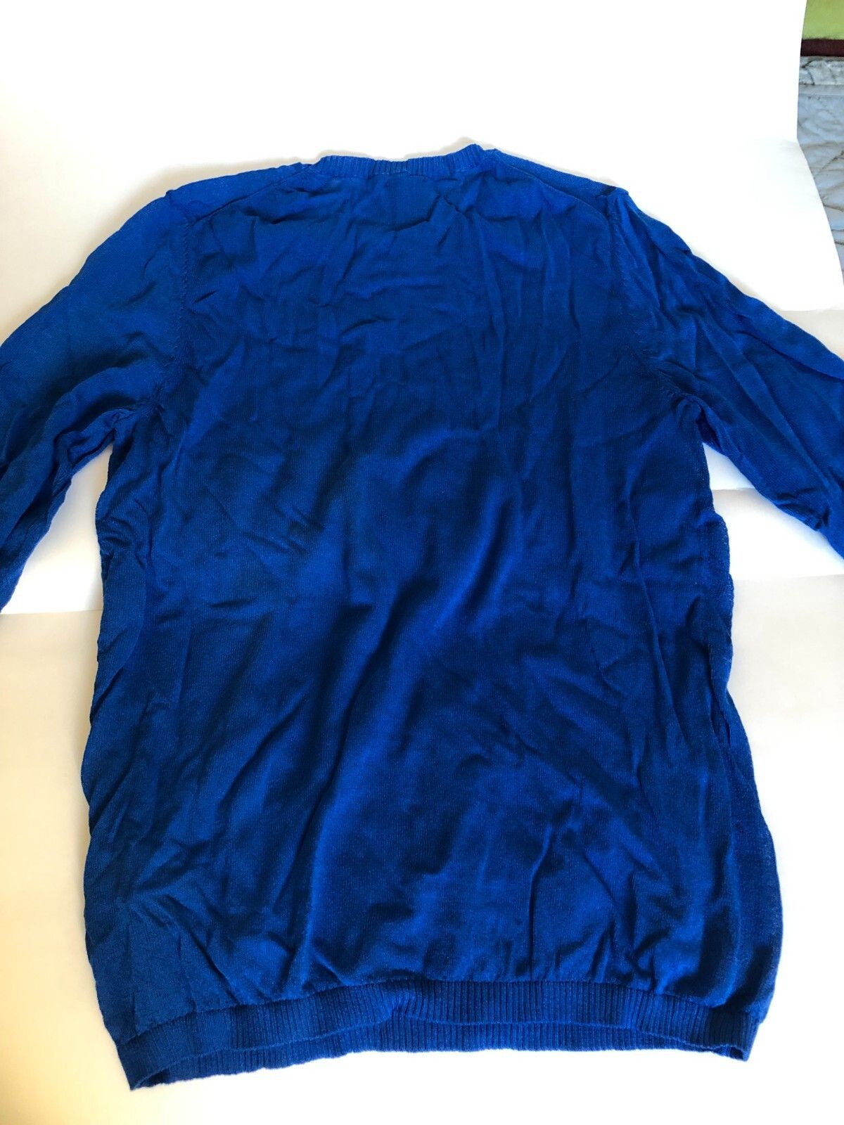 Armani Exchange Armani Exchange A/X Electric Blue S Hemp Shirt Top Size US S / EU 44-46 / 1 - 2 Thumbnail