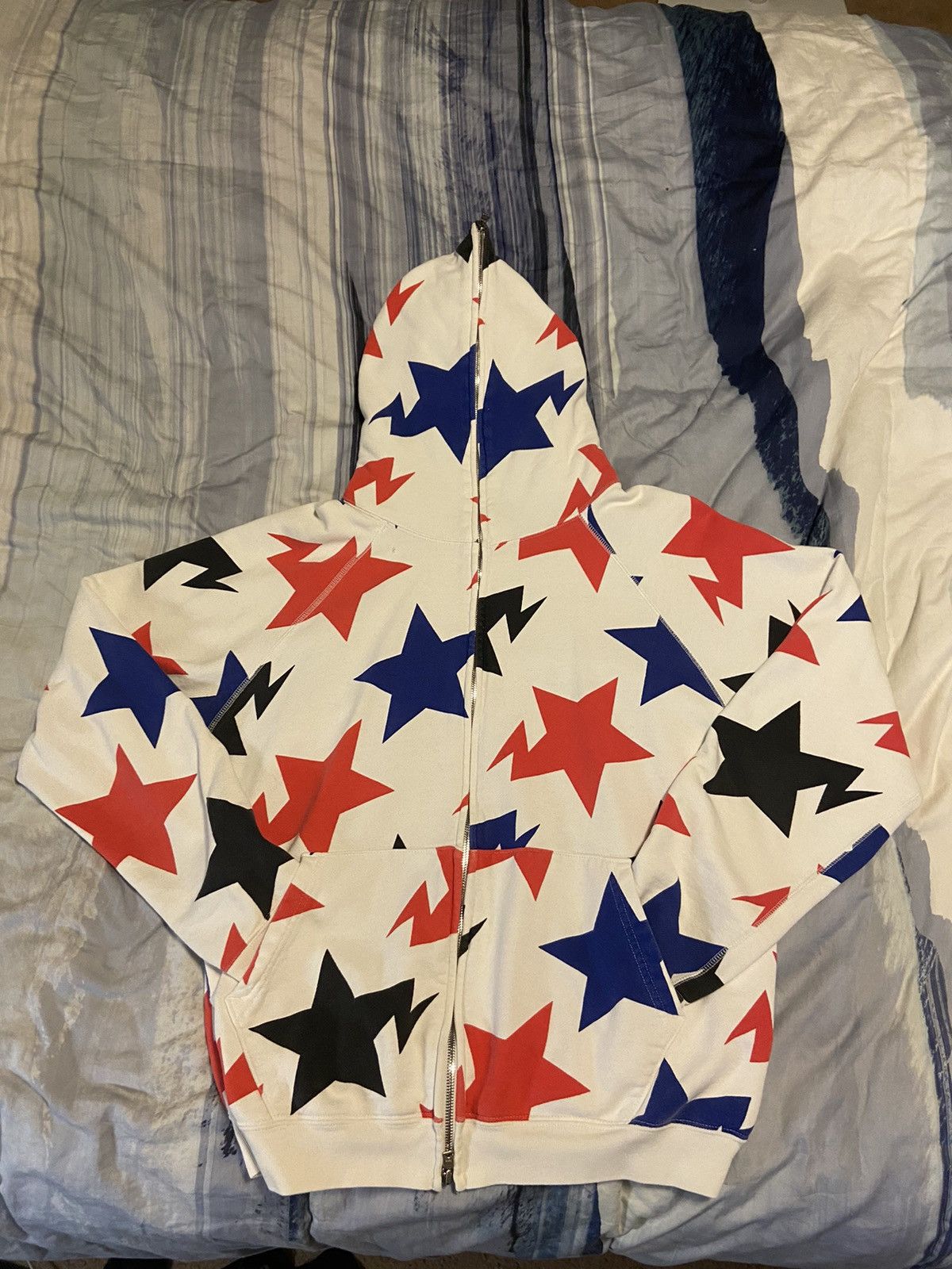 Bape London Sta Pattern Full Zip Hoodie