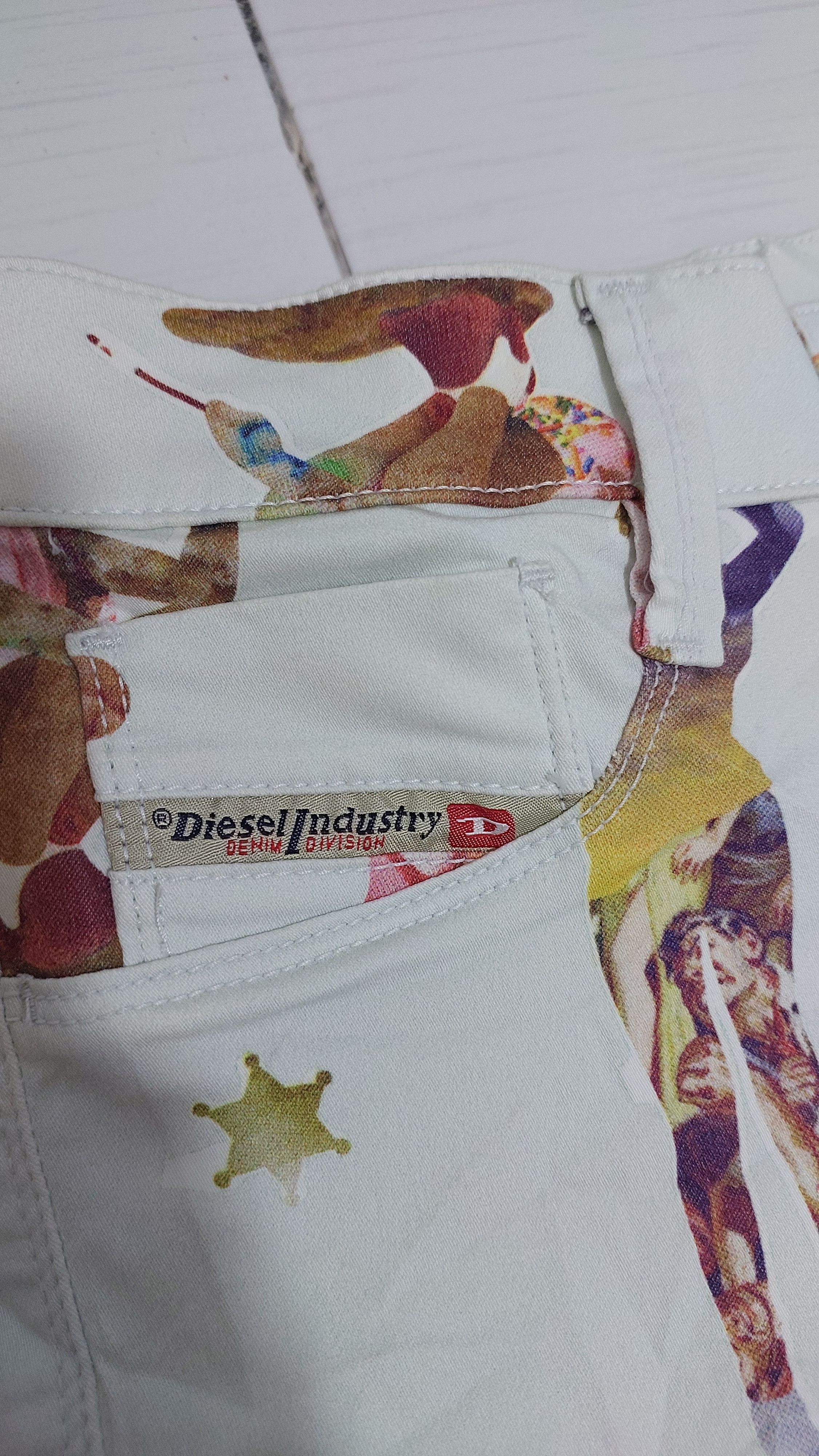 Designer × Diesel DIESEL RIDEE SUPER SLIM STRETCH PANT Size 27" / US 4 / IT 40 - 12 Thumbnail