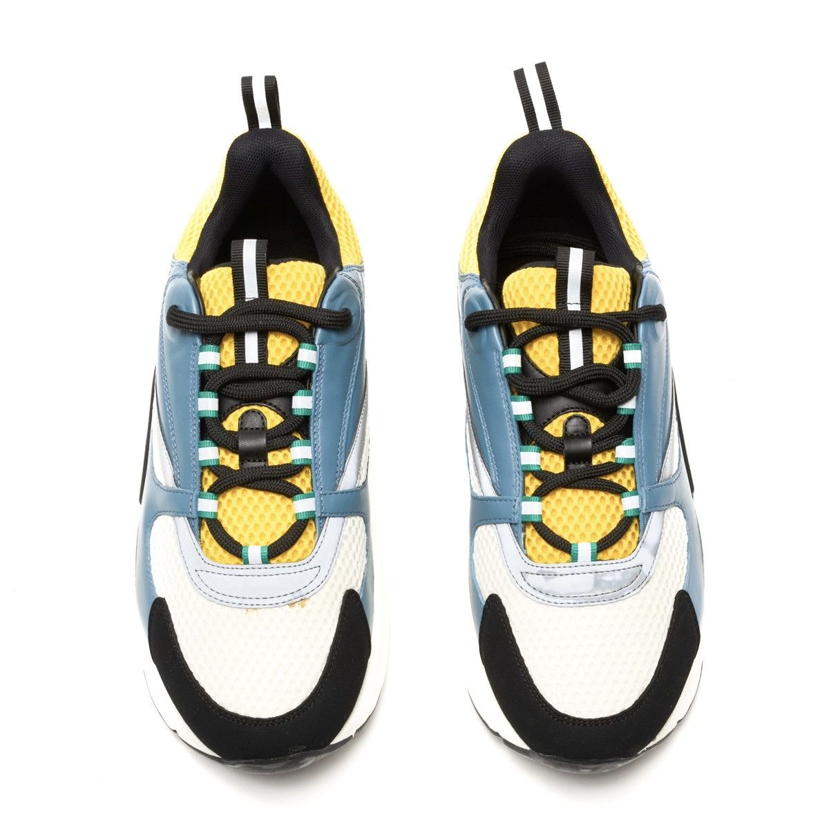 Dior Dior B22 Trainer Blue Yellow Size US 9 / EU 42 - 5 Thumbnail