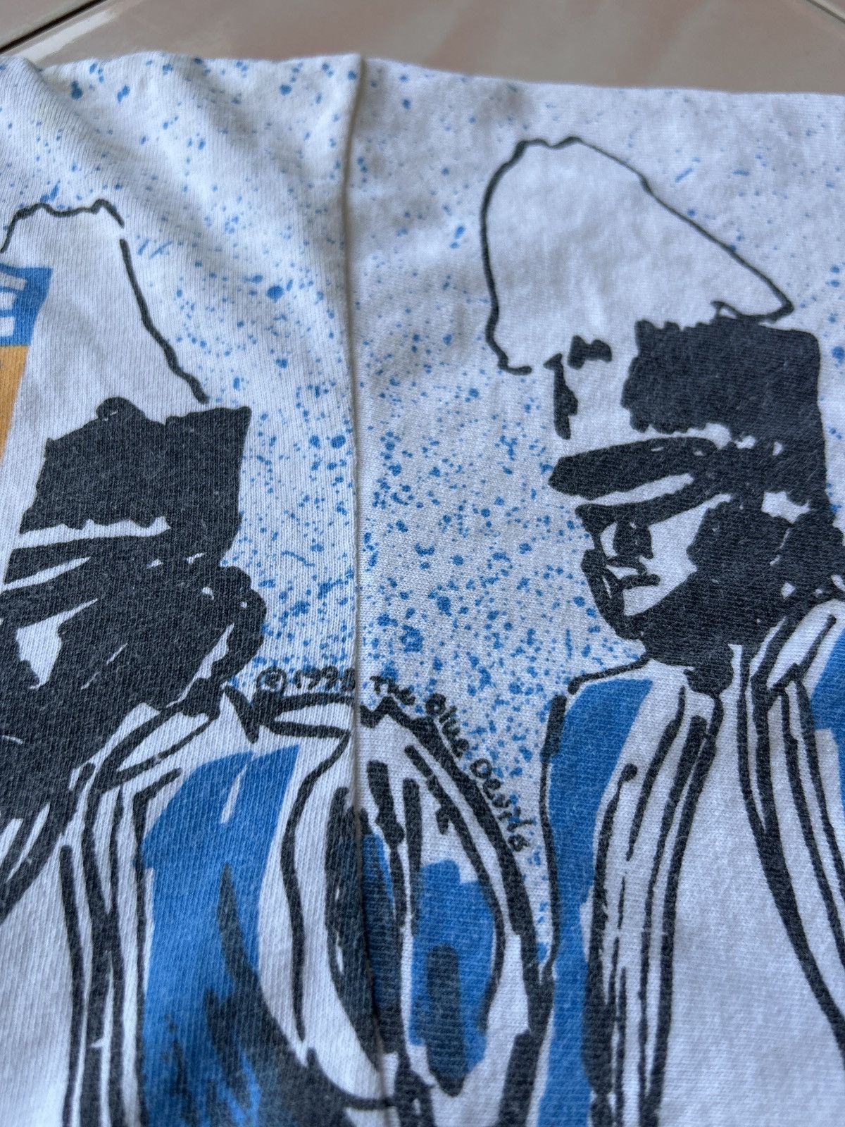 Anvil Vintage 90’s The Blue Devils Drum Line Overprint Tshirt Size US L / EU 52-54 / 3 - 4 Thumbnail