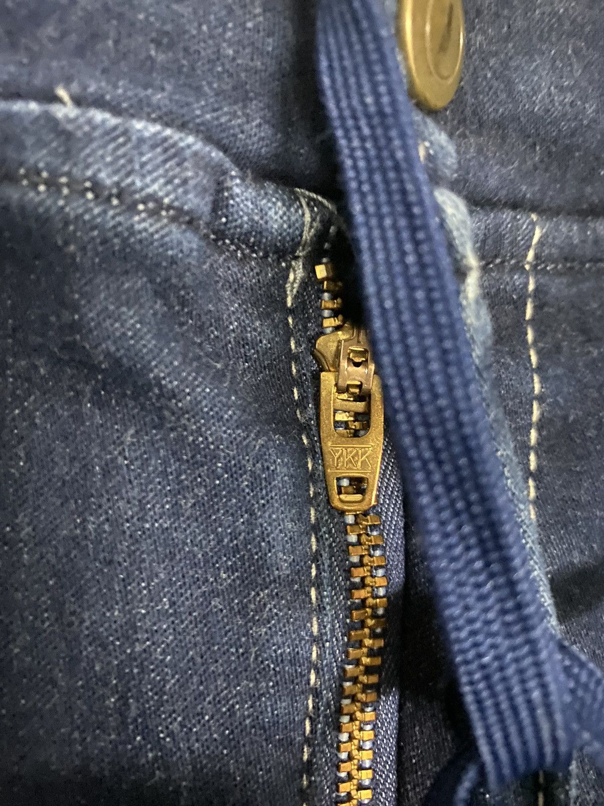 Issey Miyake × Japanese Brand × Vintage Vintage Frapbois half issey miyake Denim Jeans Size 31" - 9 Thumbnail