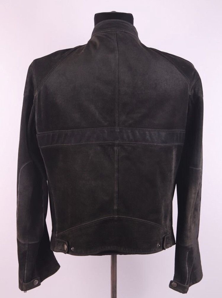 Gucci × Tom Ford Gucci by Tom Ford Leather Suede Zip Up