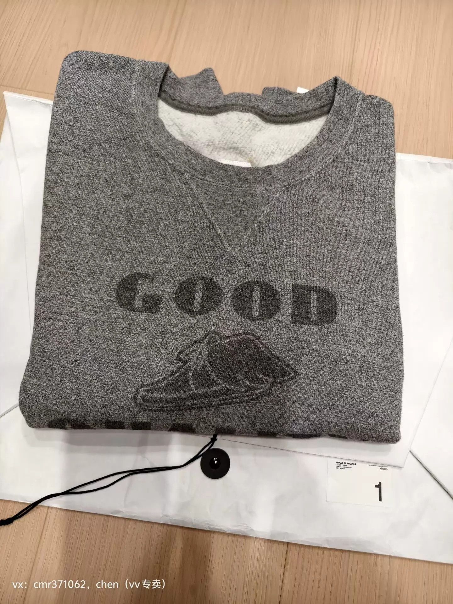 Visvim VISVIM 22SS AMPLUS SB L/S Loose Grey Print Cotton Size US S / EU 44-46 / 1 - 6 Thumbnail