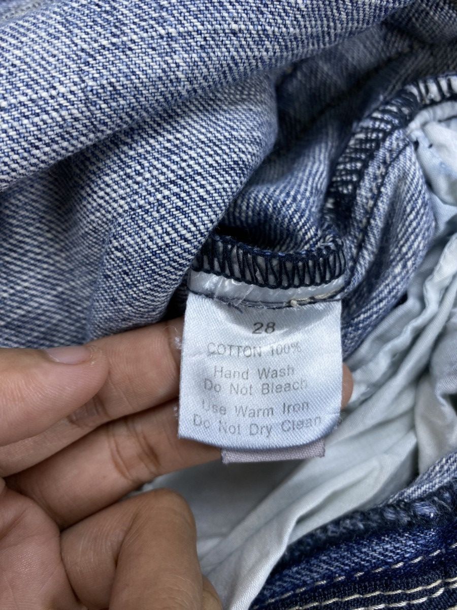 Stussy × Vintage Vintage 90s Stussy Garment Distressed Denim Jeans Size US 27 - 15 Thumbnail