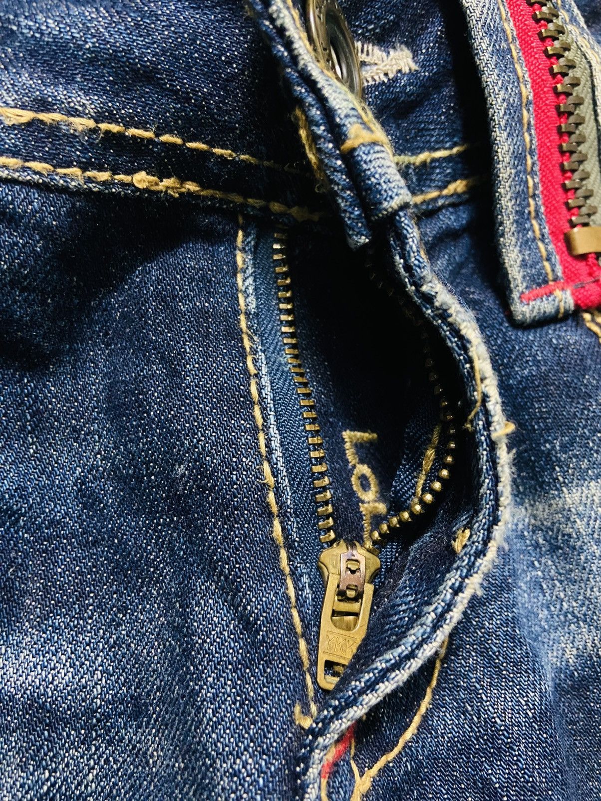 Japanese Brand Lolita Distressed Jeans Size 31" - 11 Thumbnail