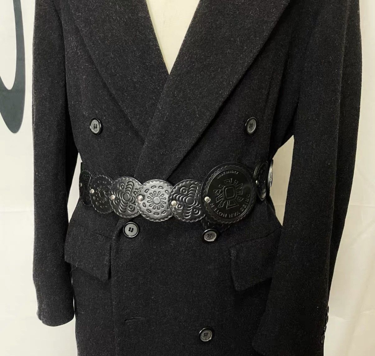 Dries Van Noten Dries Van Noten Floral Disc Leather Belt / Waist Belt J29 Size ONE SIZE - 3 Thumbnail