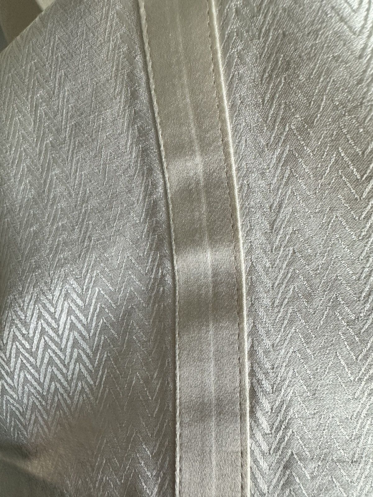 Dolce & Gabbana Silk Chevron Jacquard Tuxedo Size 46L - 20 Thumbnail