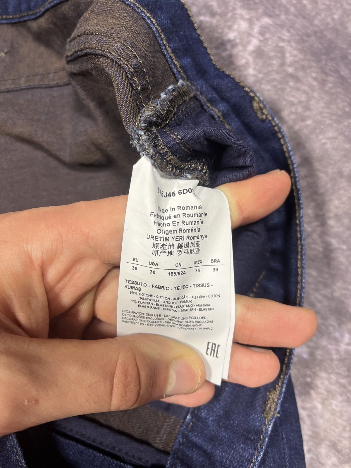 Armani Armani Jeans Metal Logo jeans Denim Vintage Streetwear Y2K Size US 36 / EU 52 - 11 Thumbnail