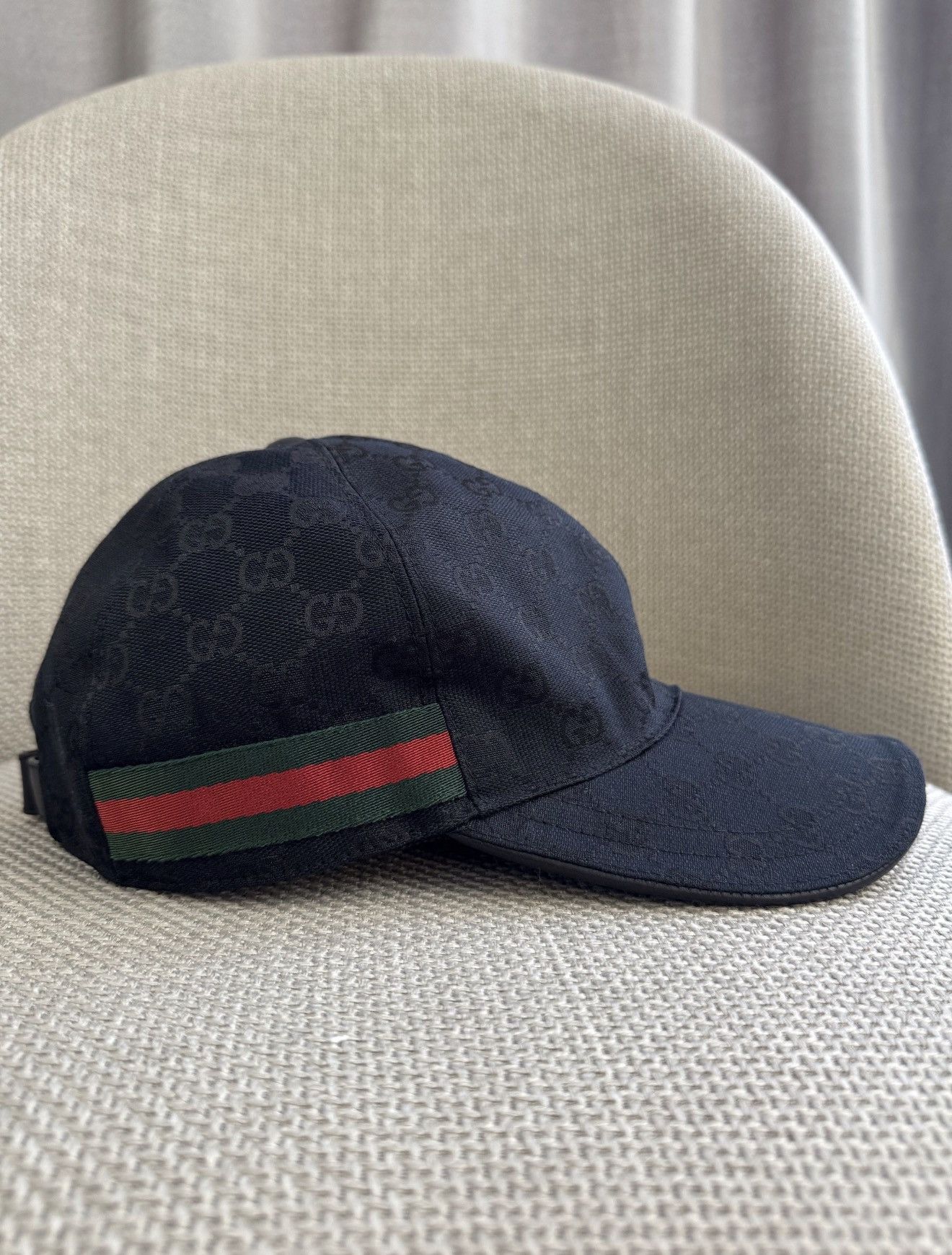 Gucci GUCCI Tom Ford SS 2004 Monogram Web Cap Demna Nettspend GG Size ONE SIZE - 2 Thumbnail