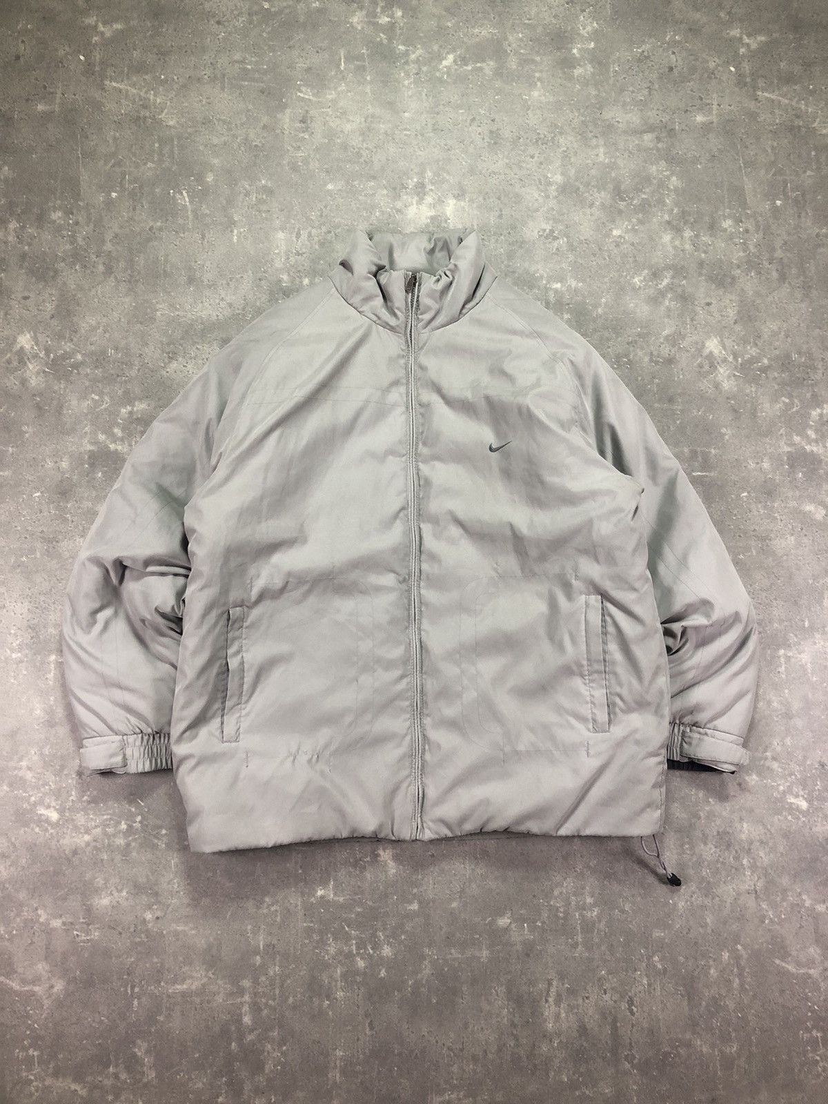 Nike Vintage Grey Nike Jacket Warm Baggy Size US L / EU 52-54 / 3 - 1 Thumbnail