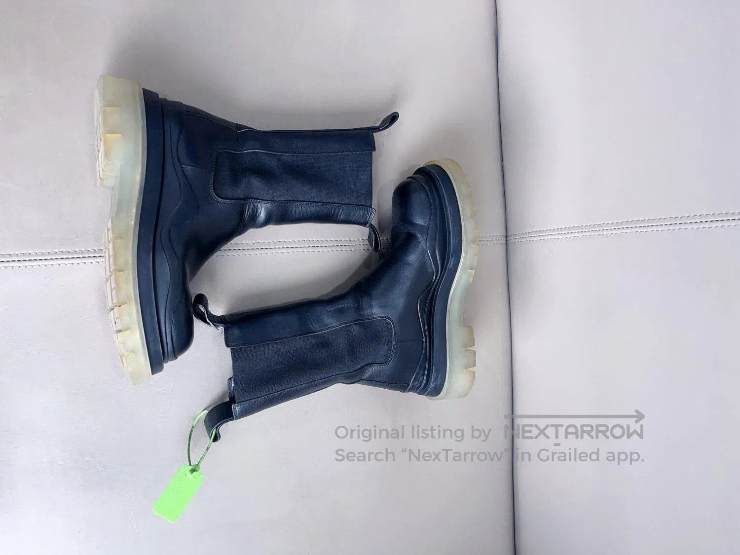 Bottega Veneta Bottega Veneta Black sheer sole boots| Size US 6 / IT 36 - 5 Thumbnail