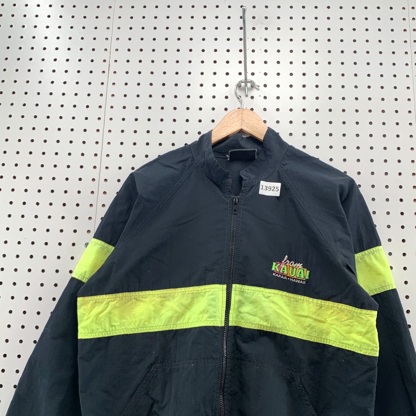 Vintage VINTAGE Honolulu Harbor From Kauai Hawaii Black Yellow Windbreaker Jacket L Size US M / EU 48-50 / 2 - 5 Thumbnail