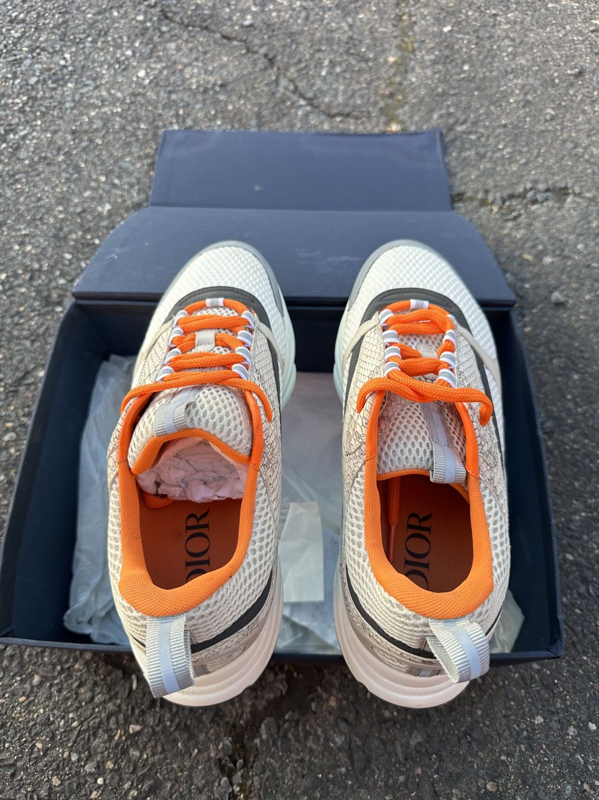 Dior Dior B22 Orange Snake Skin Size US 10 / EU 43 - 13 Thumbnail