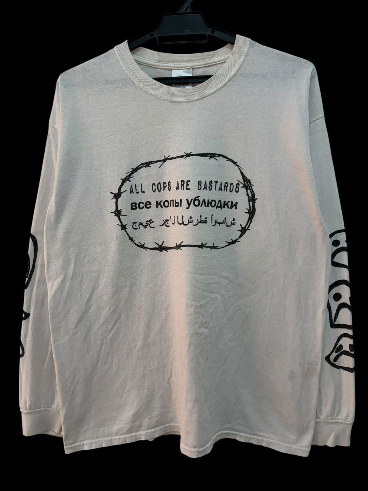 Gildan A C A B 1 3 1 2 LONGSLEEVE GRAPHIC RARE PUNK TEE Size US L / EU 52-54 / 3 - 1 Thumbnail