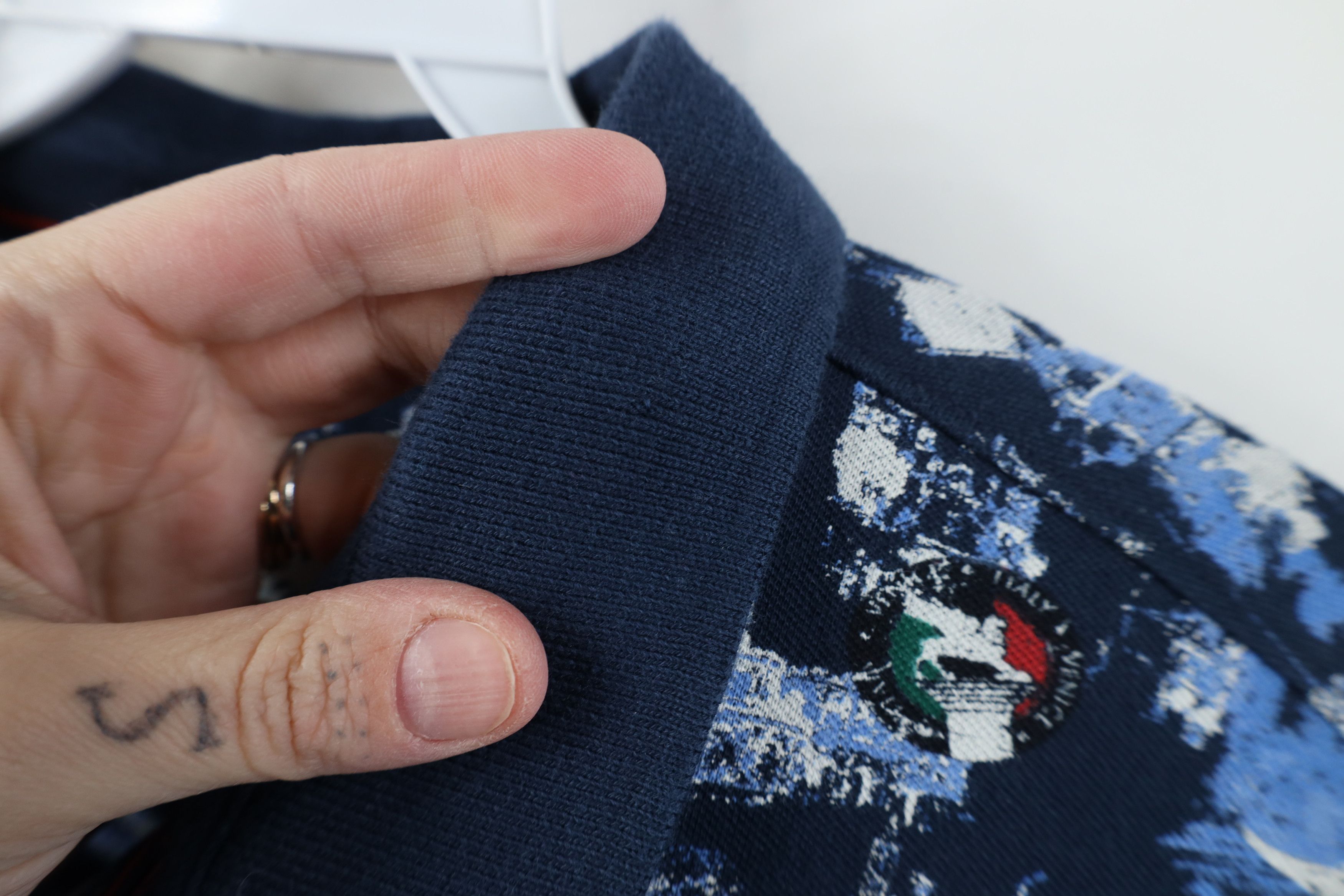 Vintage A Fish Named Fred All Over Print Collared Golf Polo Shirt Size US M / EU 48-50 / 2 - 7 Thumbnail