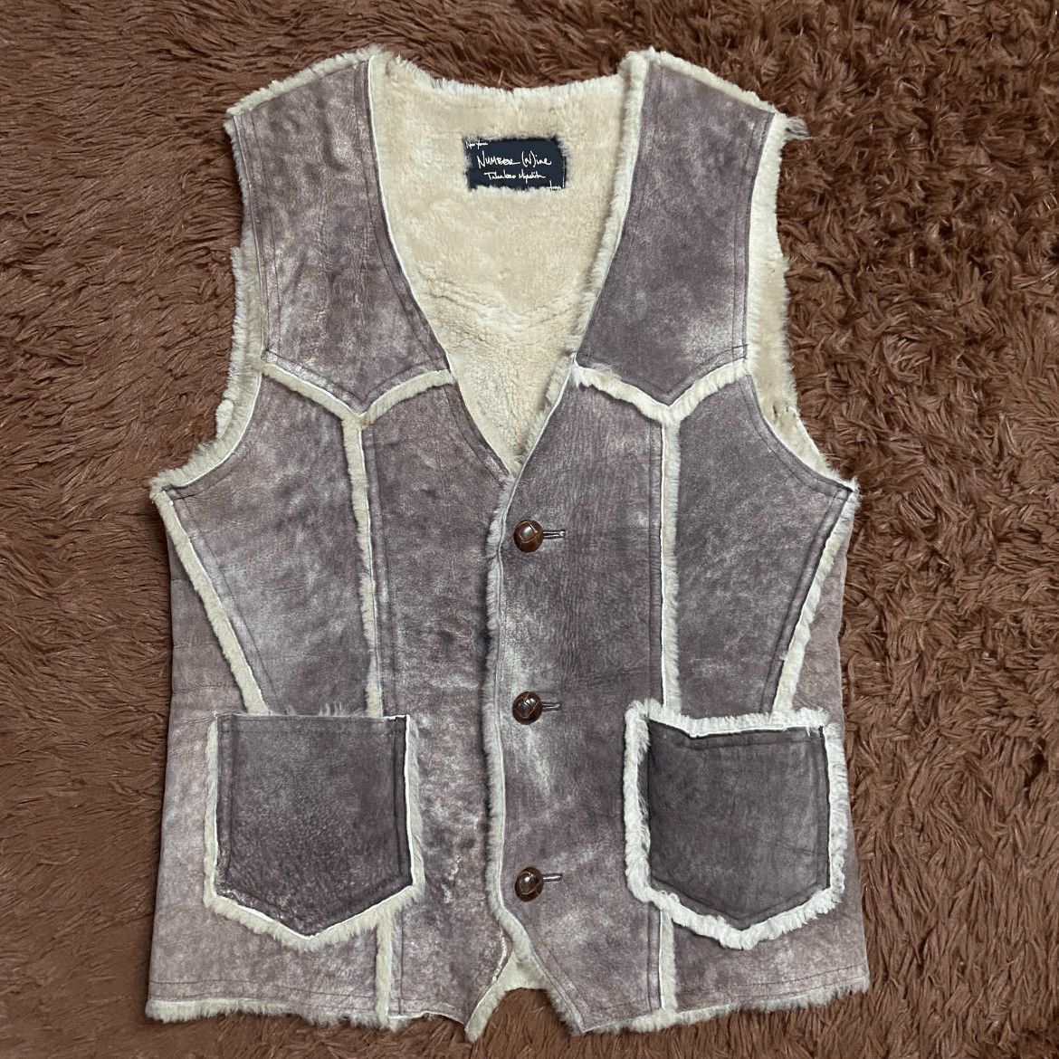 Number (N)ine Sz 3 Number Nine 07AW Fur Vest-2508 Size US L / EU 52-54 / 3 - 1 Thumbnail