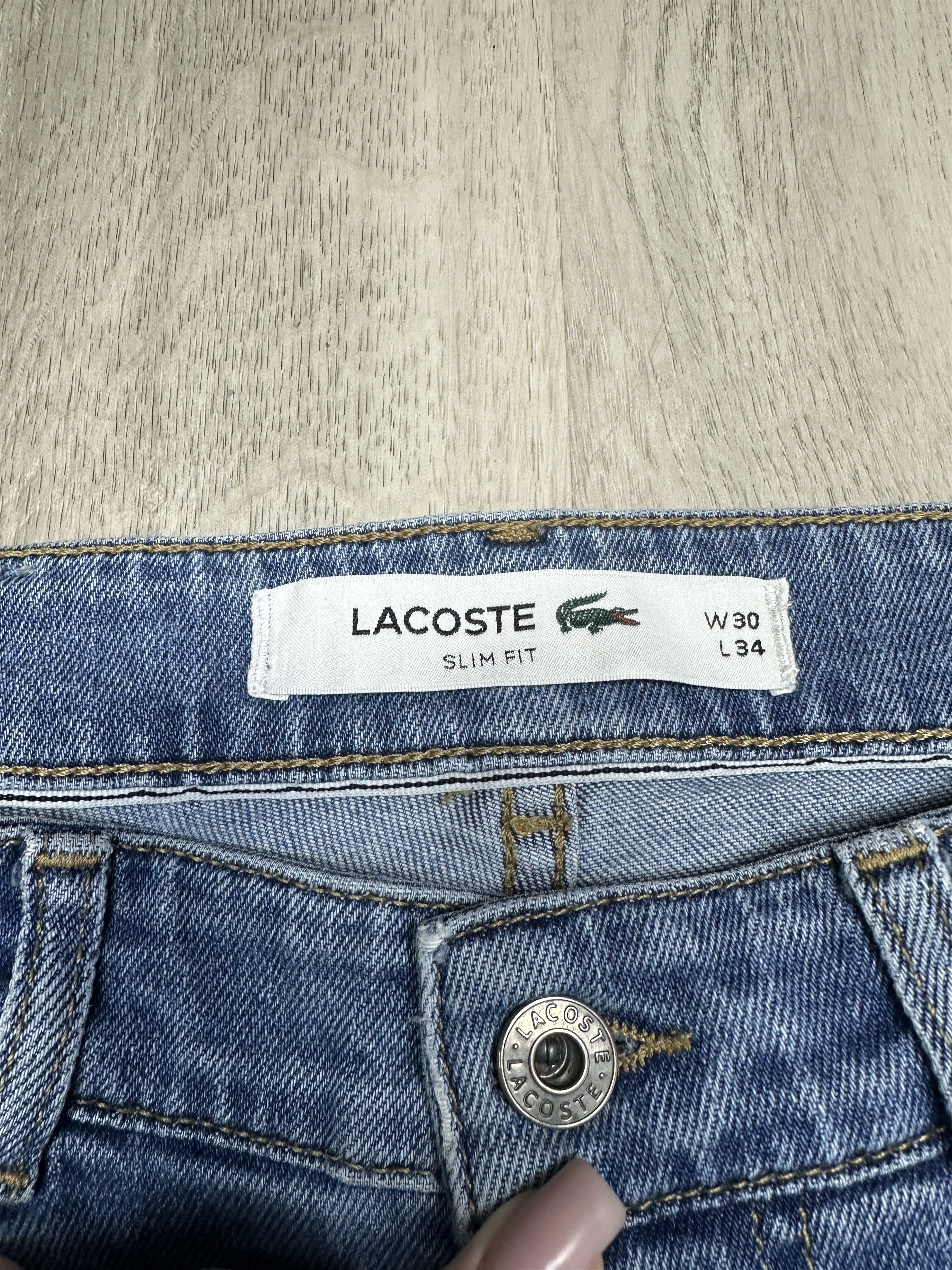 Lacoste Lacoste Mens Denim Pants Jeans Slim Fit Size US 30 / EU 46 - 3 Thumbnail